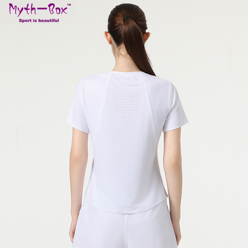 夏の女性のヨガシャツルーズ半袖 Tシャツメッシュ通気性ランニ - Yoga Fitness Qc のレビューと価格