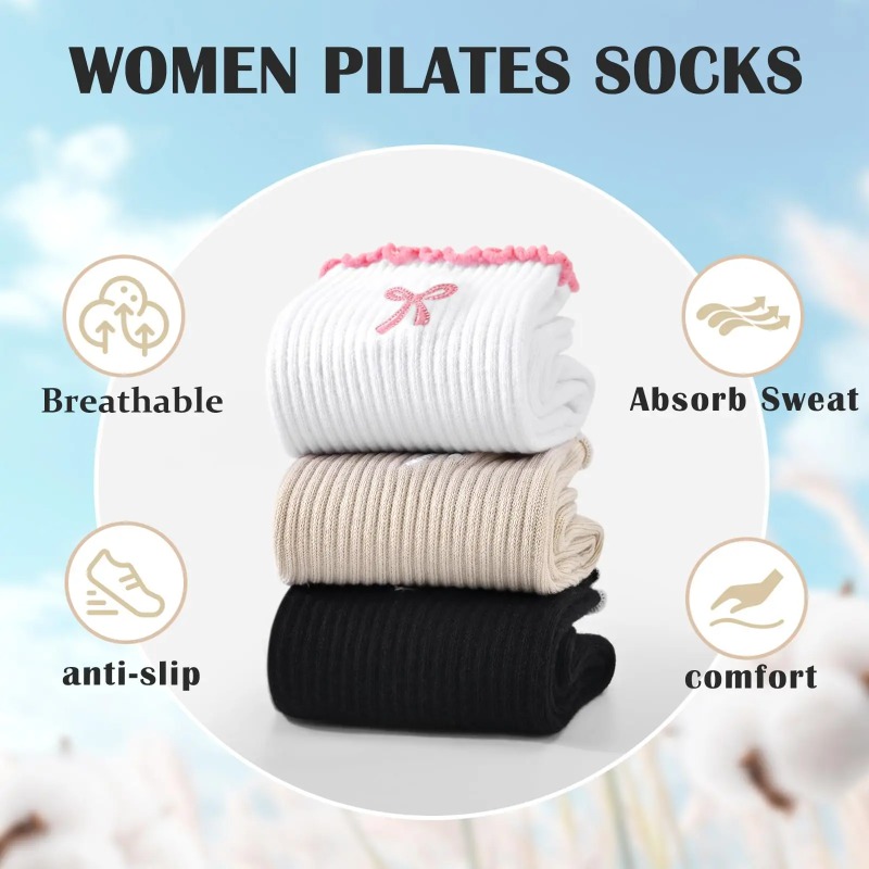 プロフェッショナルヨガソックス、コットンストラップシリコン滑 - Fitness Yoga のレビューと価格